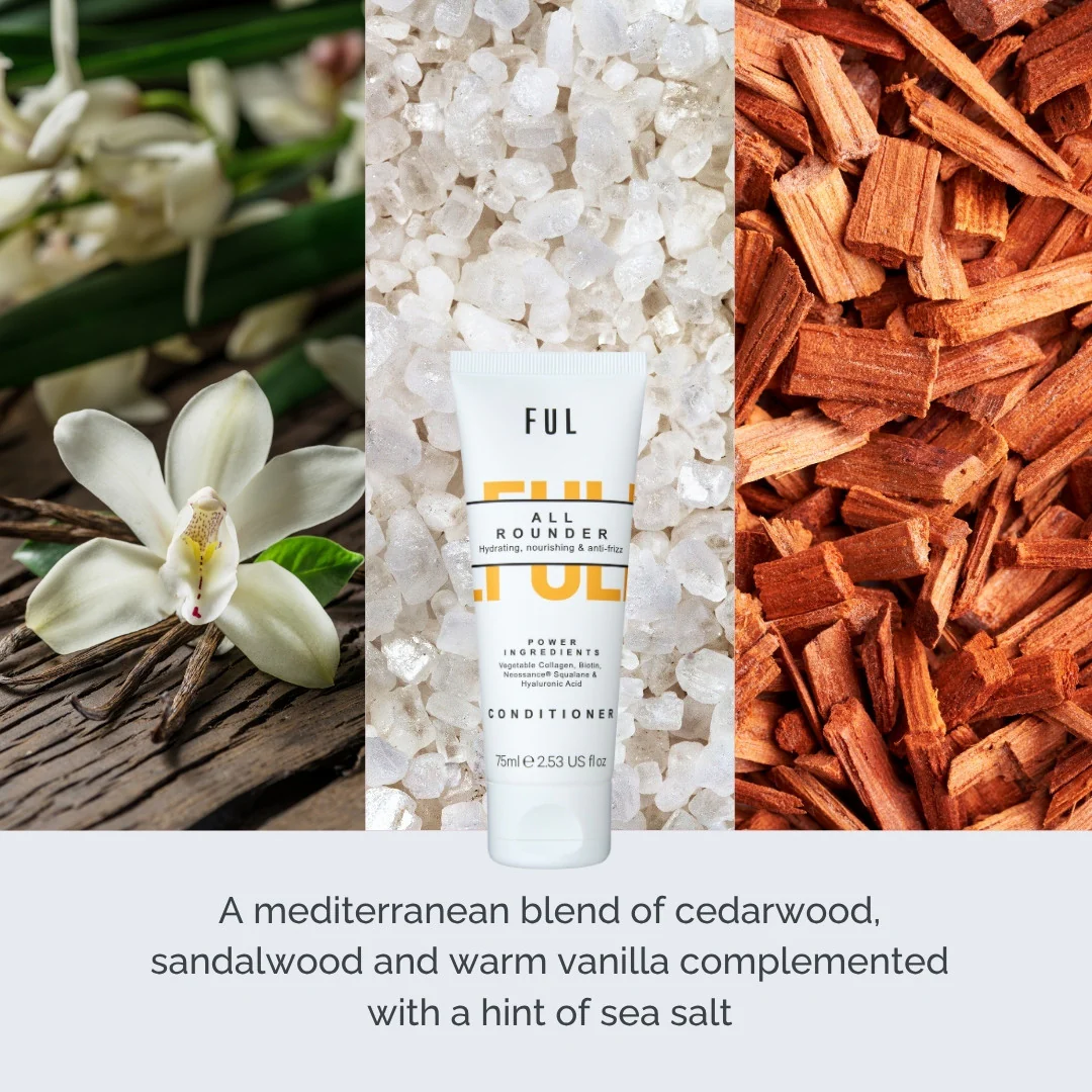 FUL All-Rounder Conditioner Mini 75ml – Moisturising Sulphate-Free Care for Dry, Frizzy Hair - Image 4