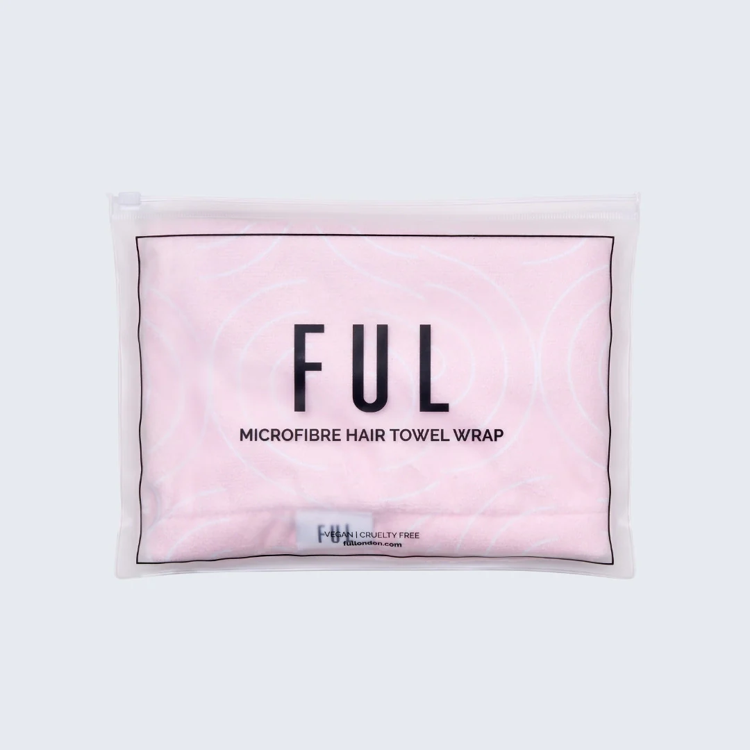 FUL Microfibre Hair Towel Wrap – Super Absorbent Quick-Dry Turban for Wet Hair | Soft & Lightweight - Image 3