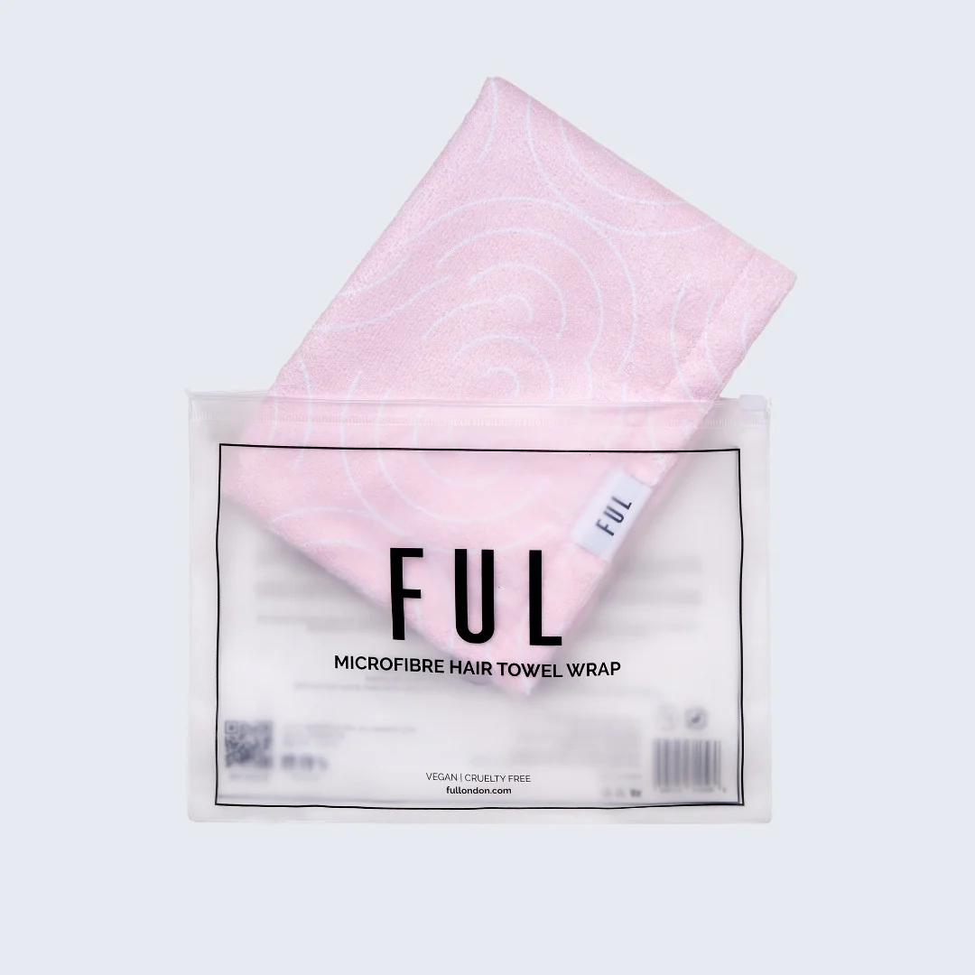 FUL Microfibre Hair Towel Wrap – Super Absorbent Quick-Dry Turban for Wet Hair | Soft & Lightweight - Image 4