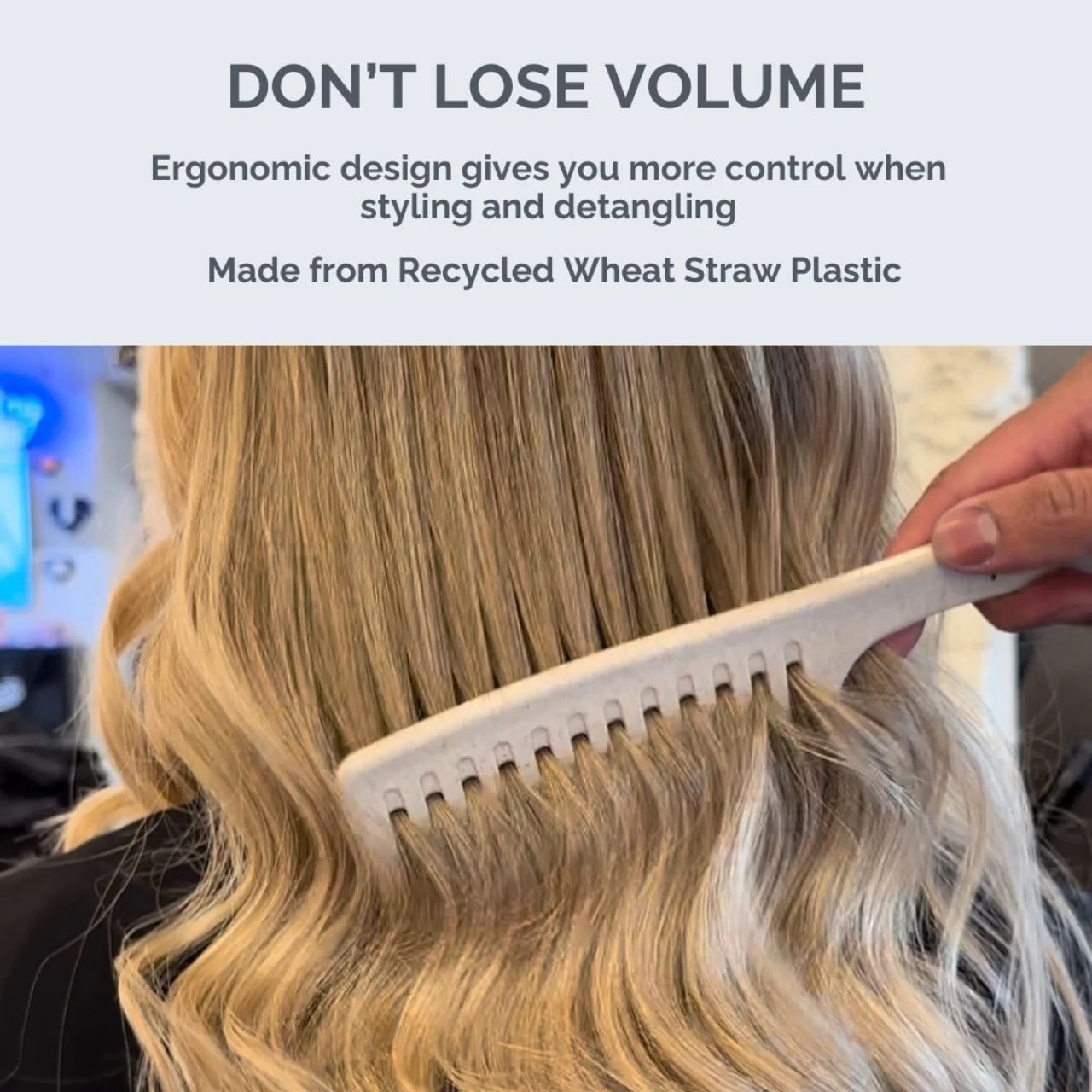 FUL Wide Tooth Comb – Tangle-Free Detangling for Wet, Curly, Wavy & Frizzy Hair - Image 5