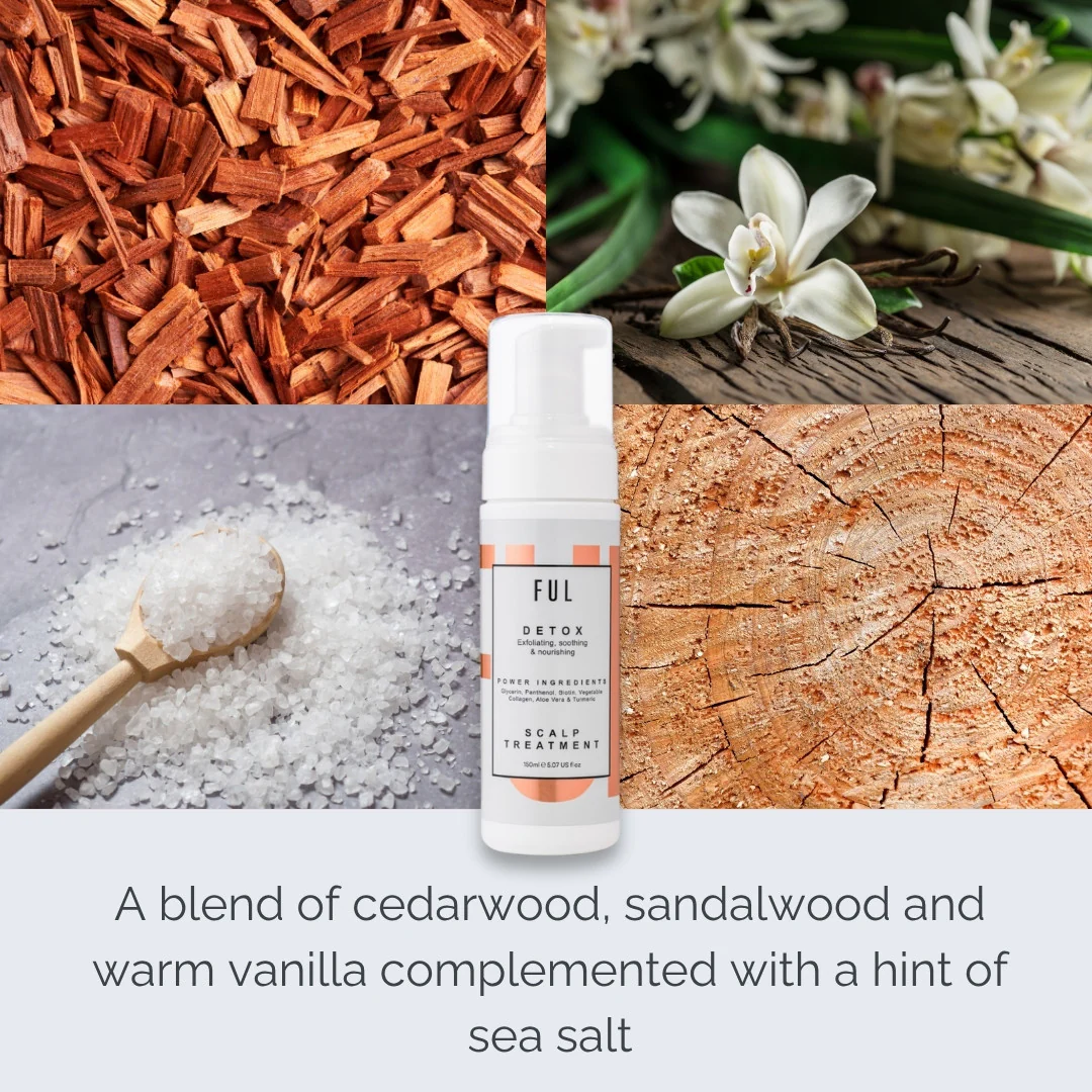 FUL Detox Scalp Treatment 150ml– Relief for Dry, Flaky or Itchy Scalps | Clarifying & Hydrating - Image 3